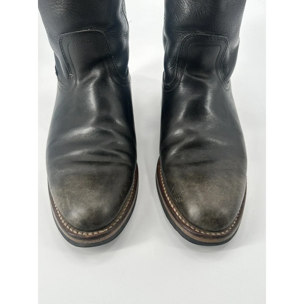 SILVER SPUR‎ MEN'S BOOTS BLACK SIZE 8.5